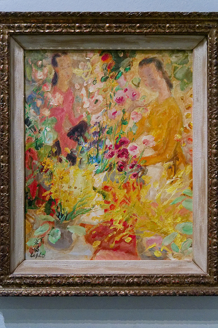 "Femmes arrangeant des fleurs" (Lê Phô - 1960)