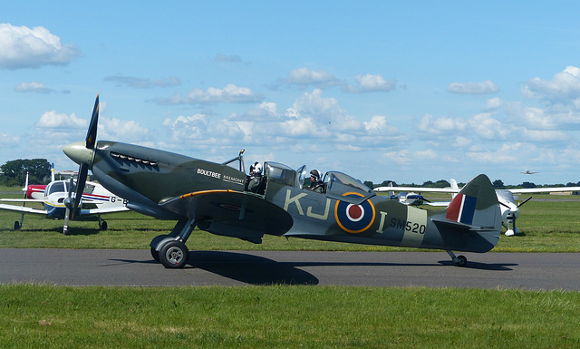 Spitfire G-ILDA at Solent Airport (3) - 3 June 2018