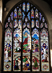 stamford st john church, lincs (9) c19 glass by oliphant 1856