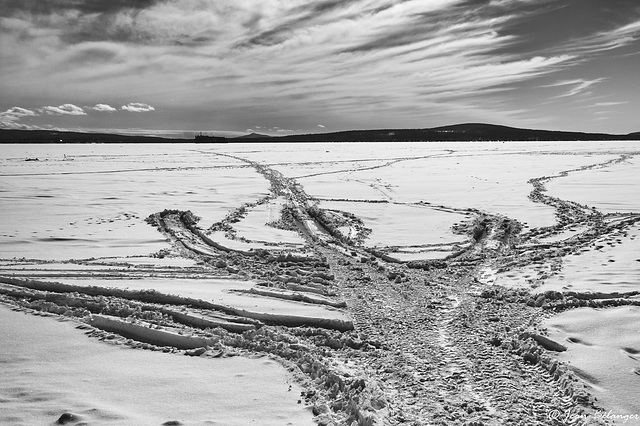 Fin d'hiver au lac Brome