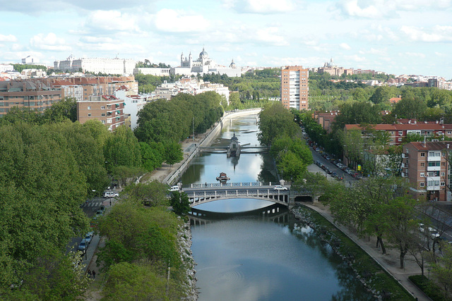 Crossing The Rio Manzanares