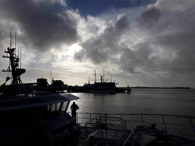 un matin au port,,,