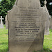 Garrett Memorial, St Peter's Churchyard, Formby, Merseyside