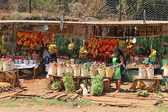 Fruit stands