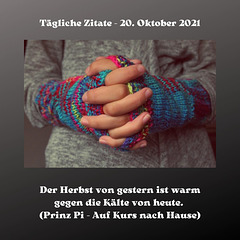 Tägliche Zitate - 20. Oktober 2021