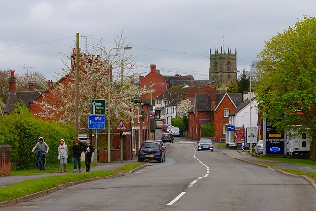 A518 through Gnosall