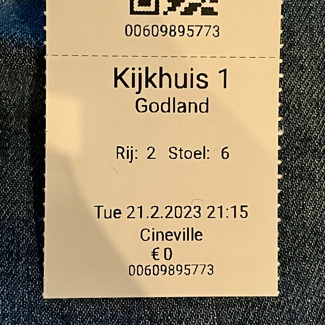 Ticket for Godland