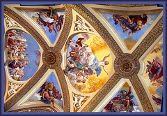 Napoli : gli affreschi della volta della Certosa di San Martino -