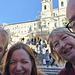 Spanish Steps Selfie with Sue and Sean