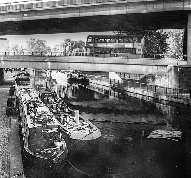 Regents Canal and Westway, London