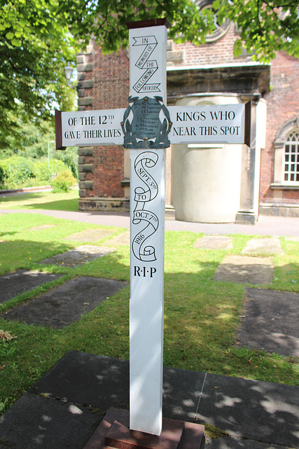 Kings Royal Liverpool Regiment War Memorial, St Peter's Church, Formby, Merseyside