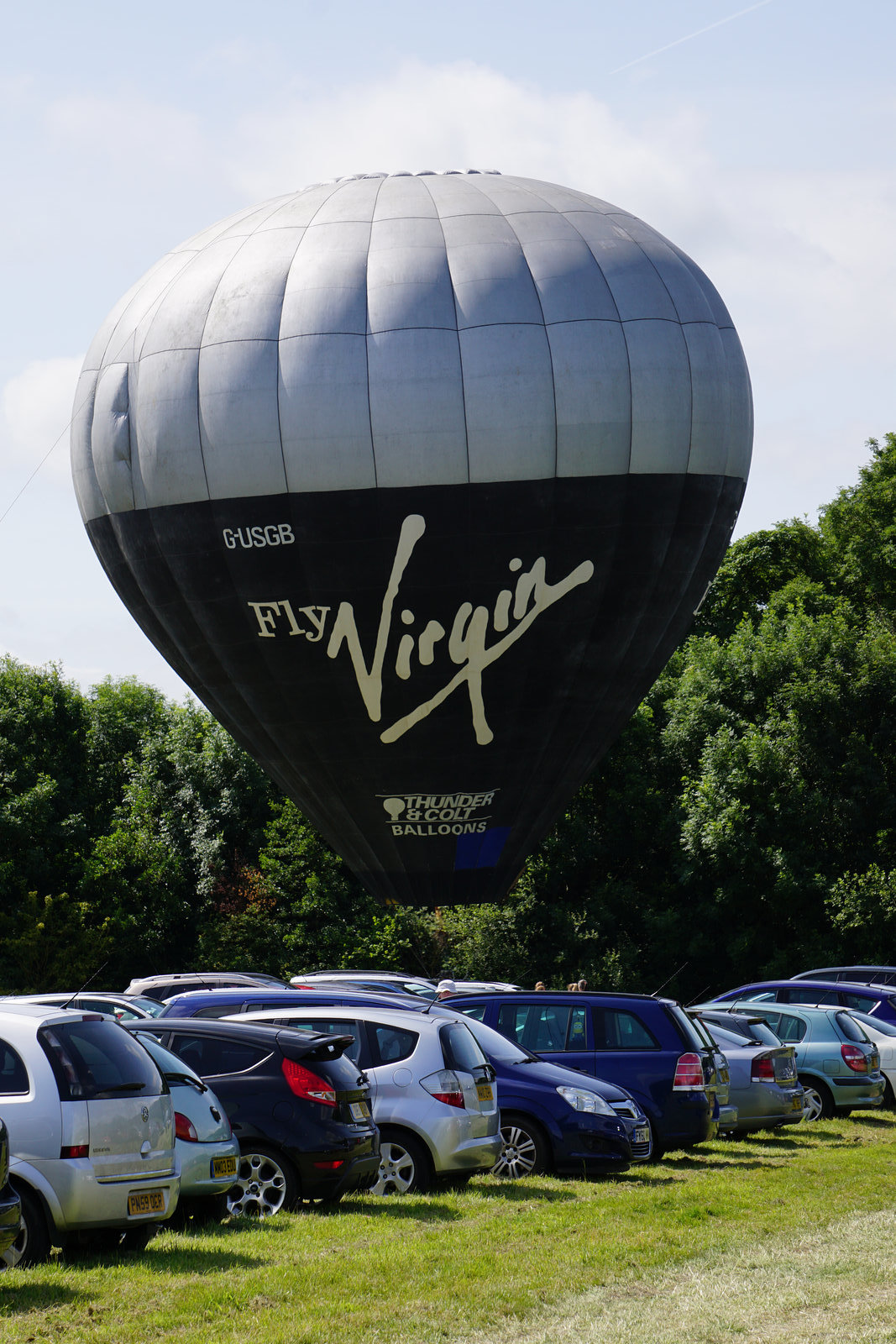 G-USGB at the Runway Visitor Park - 11 July 2015