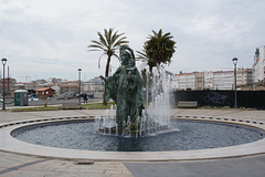 Virgen De Carmen Statue