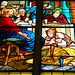 Vitrail de Félix Gaudin . Eglise Sainte Eugénie à Biarritz .