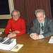 Georges Kersaudy et Henri Masson (à gauche), à Vigy lors du congrès de SAT-Amikaro en 2002