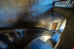 Alhambra -  Treppenabgang im Palast Karl V. (2xPiP)