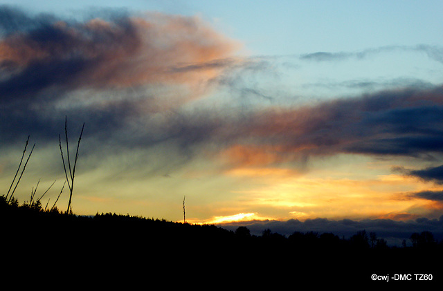 There is snow coming in those clouds!