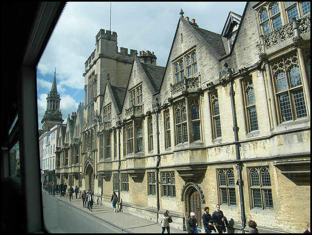 bus past Brasenose