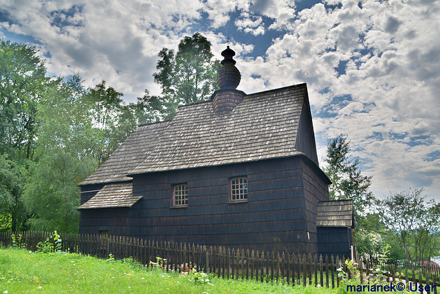 Orthodoxe Kirche der Geburt der Jungfrau Maria in Żłobek,Karpaten Polen