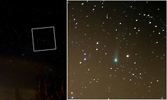 Comet C/2021 A1 Leonard (view on black)