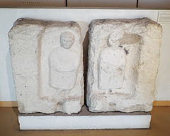 Blocks with Two People in the Lugdunum Gallo-Roman Museum, October 2022