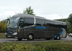 Turbostyle Coaches YN66 VXT at Fiveways, Barton Mills - 16 Aug 2025 (P1210926)