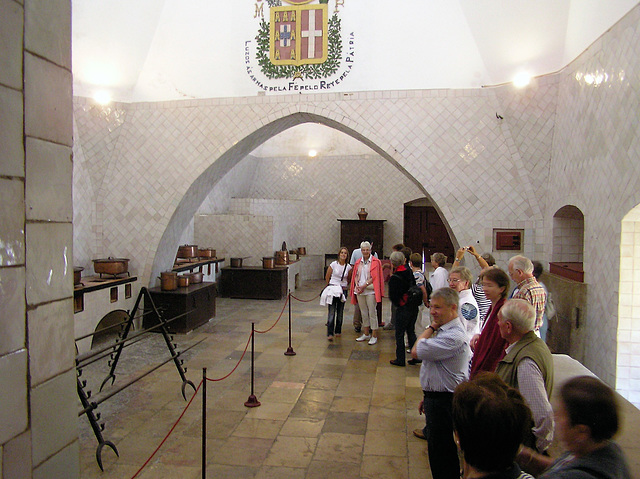 Küchenräume im Schloss Sintra (für Percy)