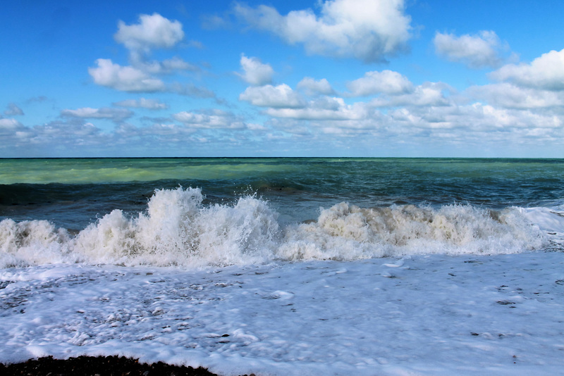dans le creu de la vague