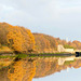 Autumn colour on the bank of the River Mersey