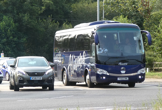 Alisons of Cambridge YA65 BNL at Fiveways, Barton Mills - 17 Aug 2024 (P1190265)