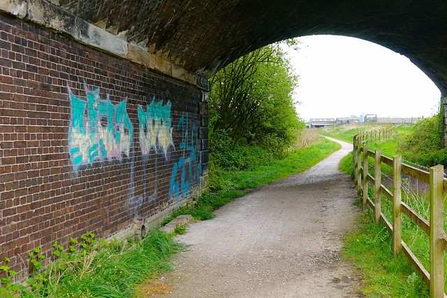 Rural graffiti, Cycle route 55