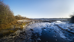 Gruggies Burn and the River Clyde