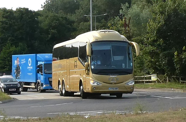 HFF: P & R Coaches YT15 AUW at Fiveways, Barton Mills - 17 Aug 2024 (P1190240)