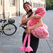 Smoking hot Elodie  holding non-smoking  pink Bo-bo  DSC04730 6512