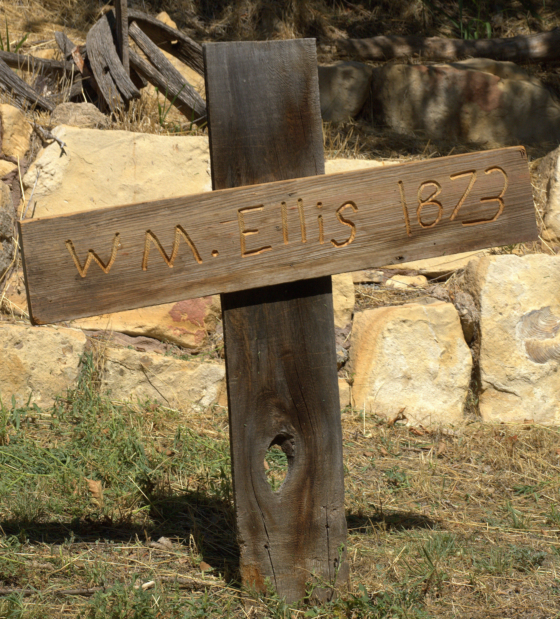 Mock Grave at Boot Hill