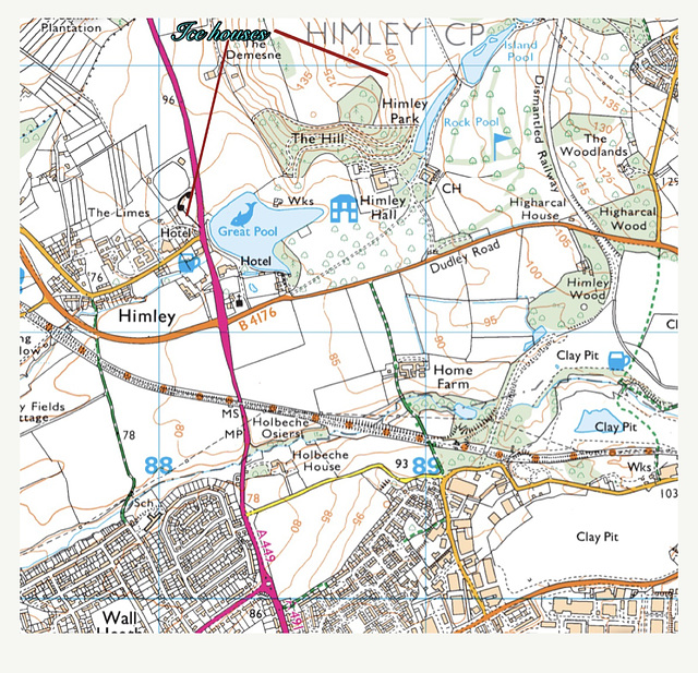 A 4m circular walk in November 2011 from Himley Hall