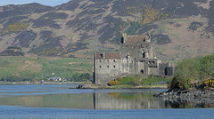 Eilean Donan castle in profile