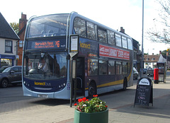 DSCF5130 Konectbus 608 (SN61 CZY) in Attleborough - 13 Oct 2018