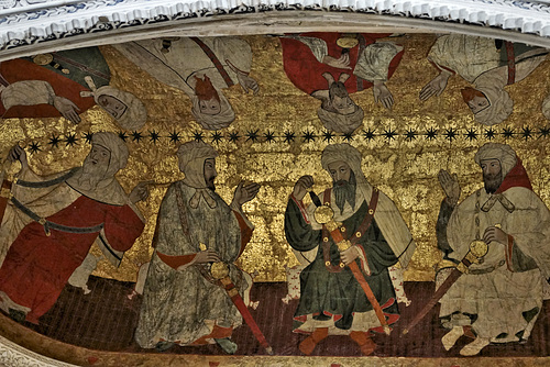 Gold Leaf Portraits – Palace of the Nasrids, Alhambra, Granada, Andalucía, Spain