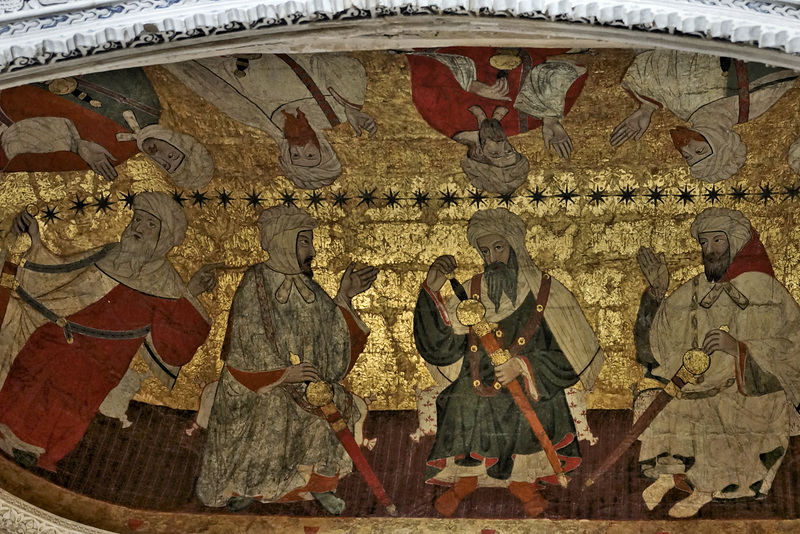 Gold Leaf Portraits – Palace of the Nasrids, Alhambra, Granada, Andalucía, Spain