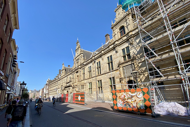 City Hall reappearing after a cleaning job