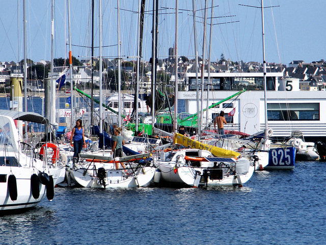 arrivée de la course azimut au port