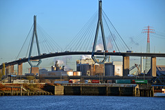 Die Hamburger Köhlbrandbrücke