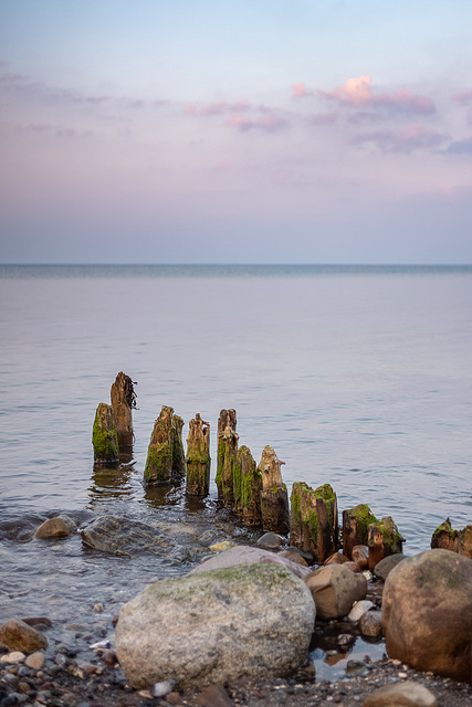 Remains of the groyne