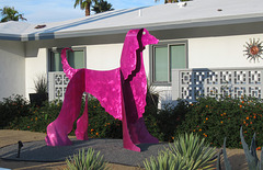 Palm Springs pet sculpture (# 0173)