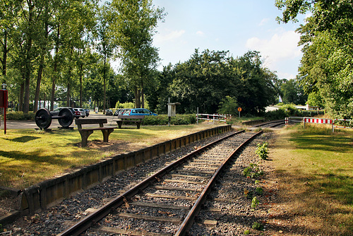 Hafenbahn, Museumsbahnsteig "Rheinpromenade" (Wesel) / 4.07.2022