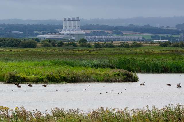 Steel works from the Bunker Hide