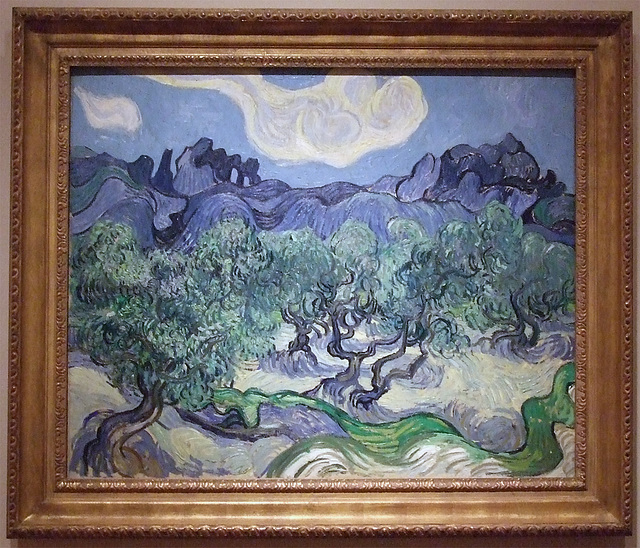 Olive Trees by Van Gogh in the Museum of Modern Art, August 2010