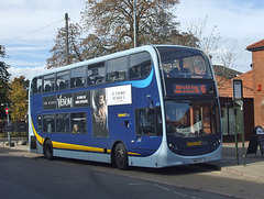 DSCF5128  Konectbus 608 (SN61 CZY) in Attleborough - 13 Oct 2018