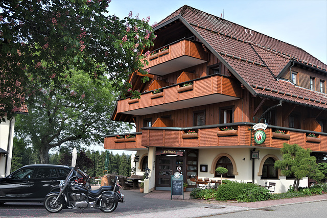 Schömberg hotel where motorbikes are very welcome!!